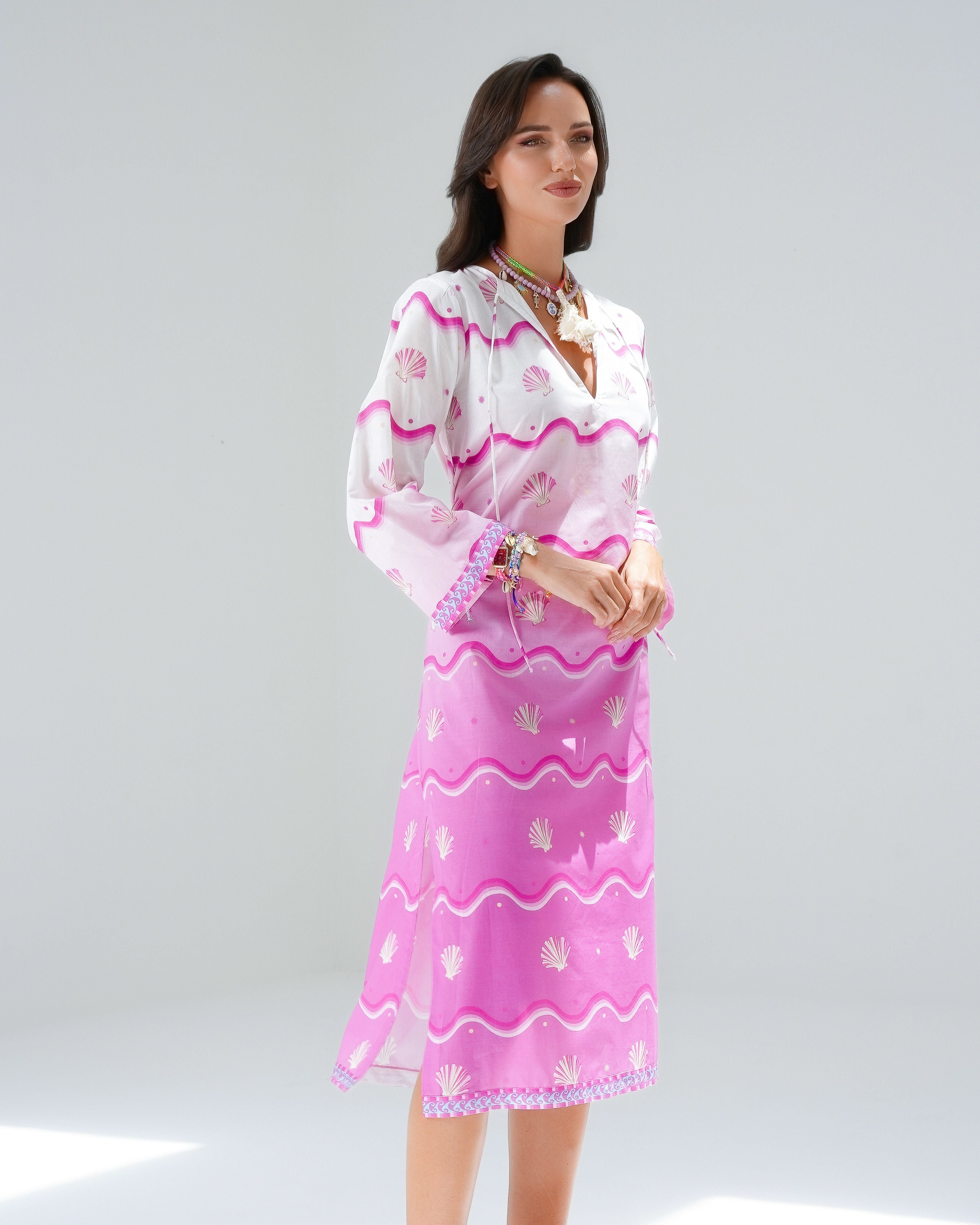 OMBRE SHELLY KAFTAN