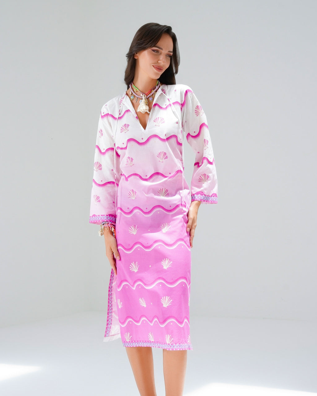 OMBRE SHELLY KAFTAN