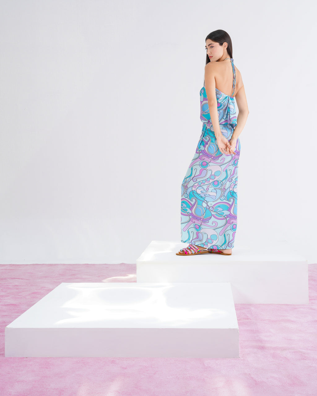 THE BLUE KAYARA SKIRT SET