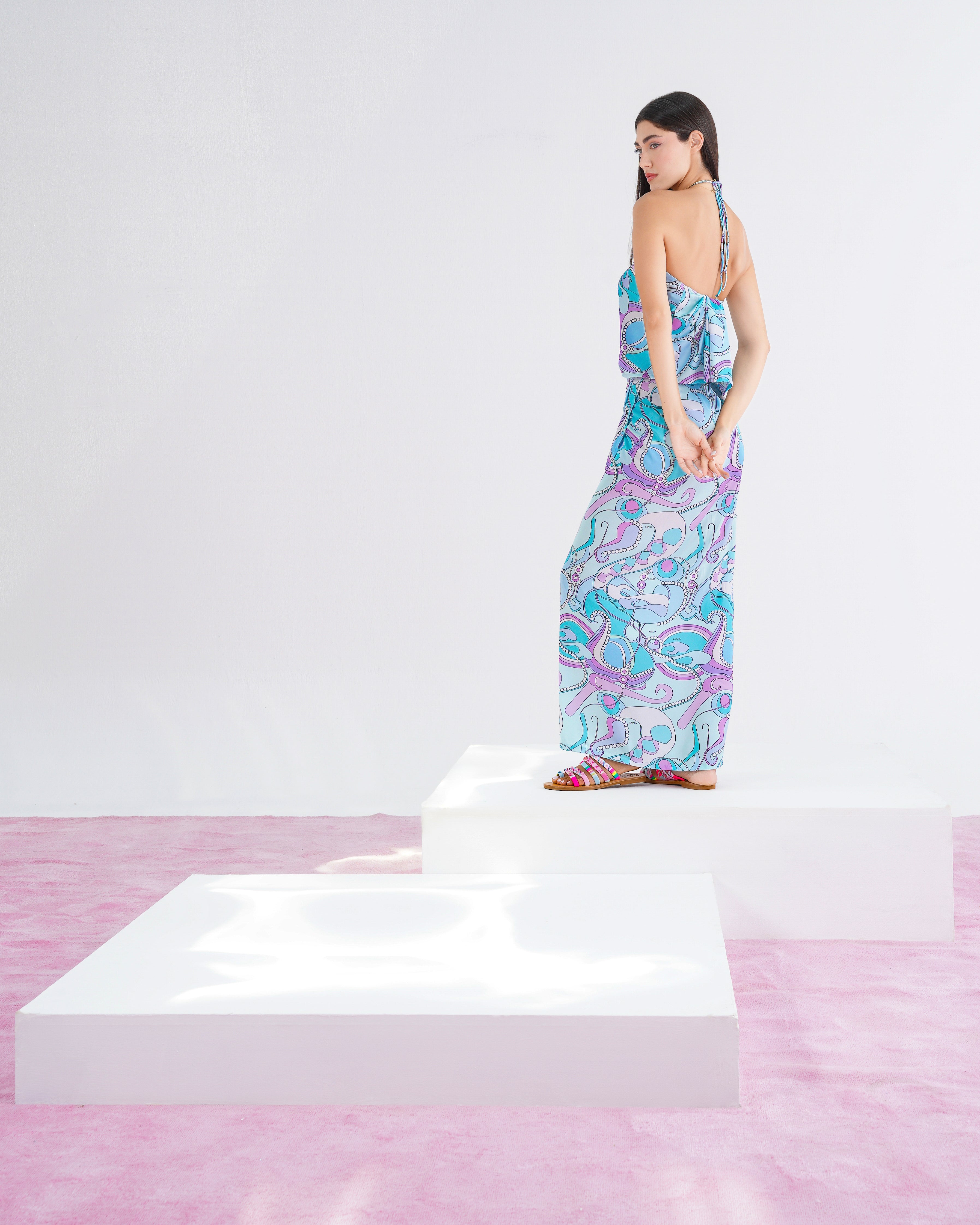 THE BLUE KAYARA SKIRT SET