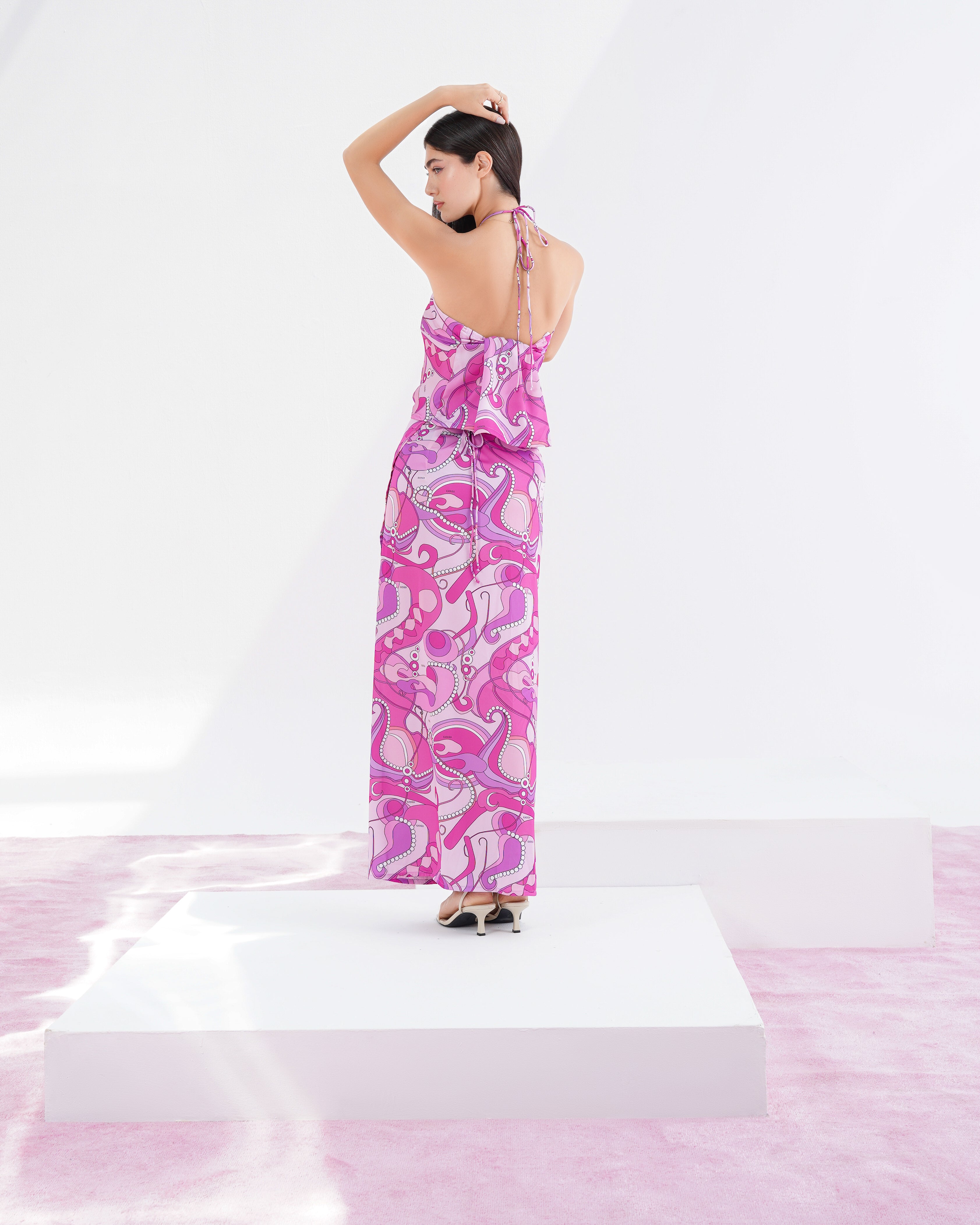 THE PINK KAYARA SKIRT SET